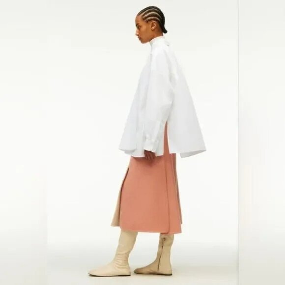 Limited Edition Zara Wool Skirt Midi A Line Wrap - Picture 3 of 16